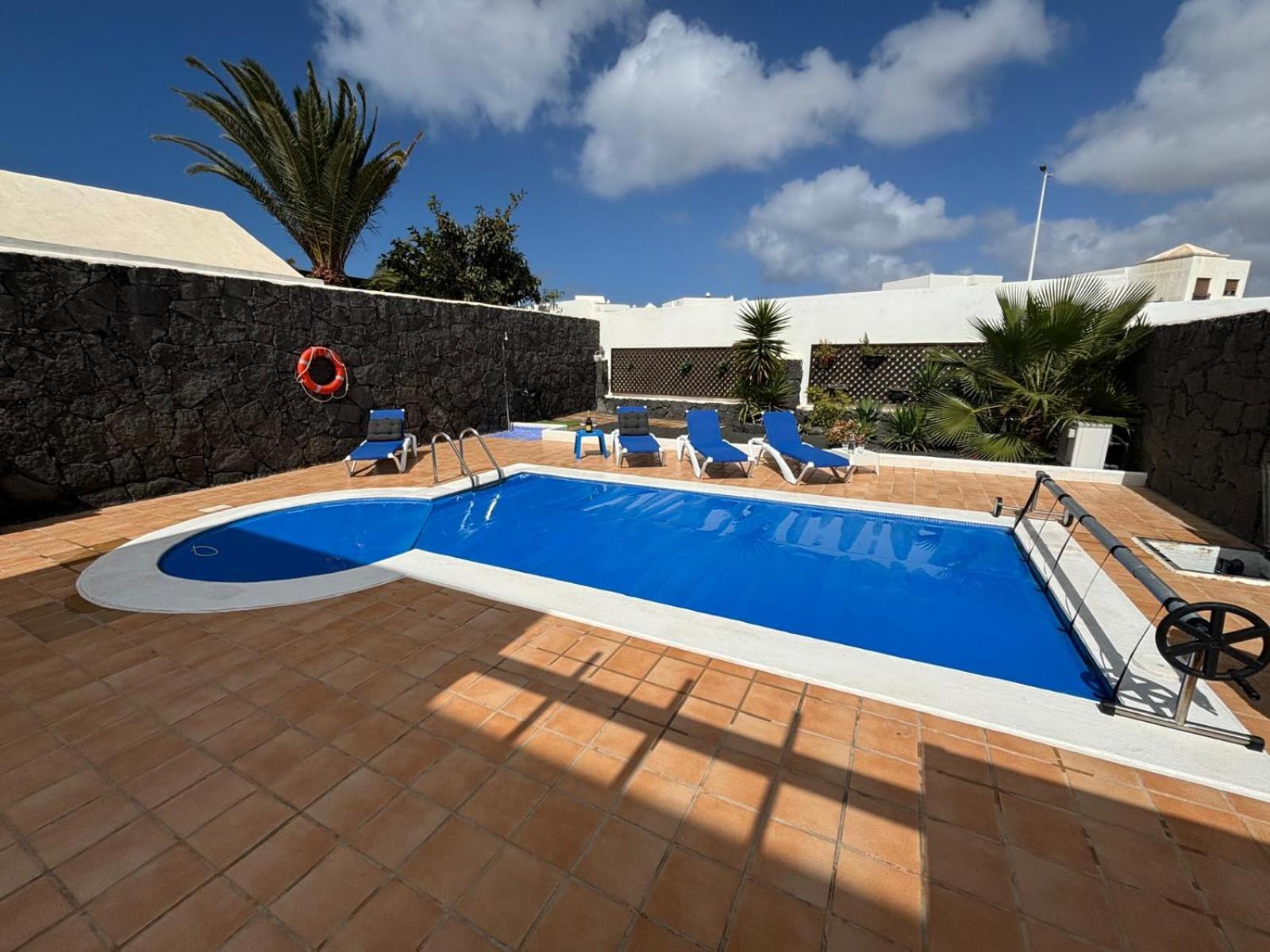 Villa Adel 56, Private Heated Pool, Parking Playa Blanca  Exterior foto